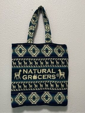 Natural Grocers Multicolor Patterned Tote